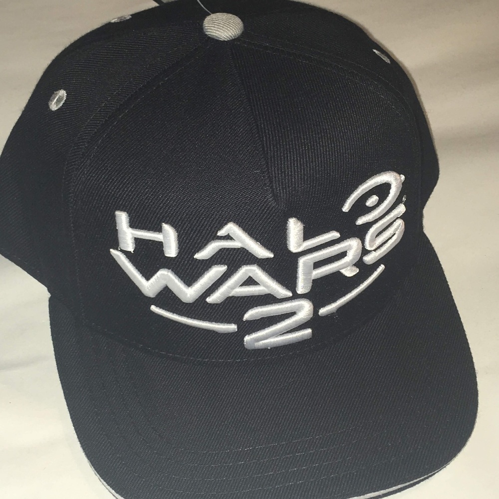 Jinx Halo Wars 2 Black White Snapback Hat BNWT
